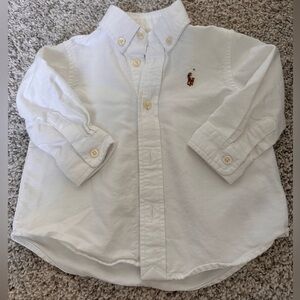 6m Ralph Lauren white shirt